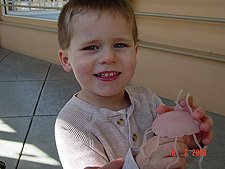 Hunter with his jellyfish