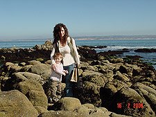 Hunter and Heidi on the beach