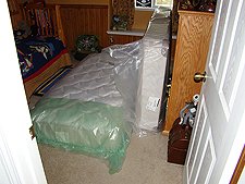 Hunter's new bed