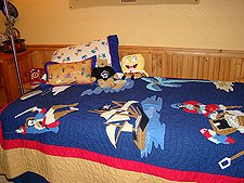 Hunter's new bed
