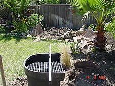 The waterfall with a level on it...