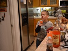 Sparkling drinks for the kids