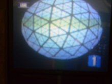 Watching the ball drop at Times Square