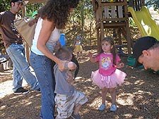 Hunter getting uncrontrollable from all the sugar!