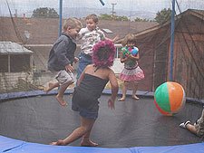 Hunter having a blast