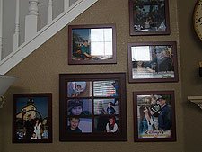 It was hard to remember how we had our photo collage laid out!