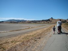 walking on the trail