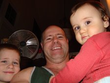 Ryder with Dad and Hunter