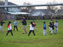 baseball practice