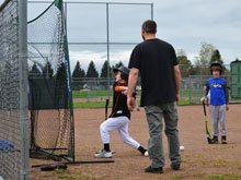 baseball practice