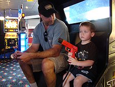 Dave & Hunter playing games