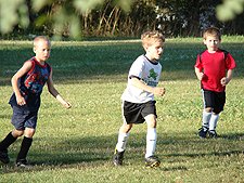 Hunter at practice