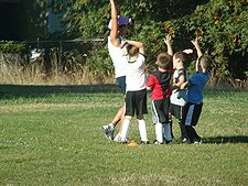 Hunter at practice