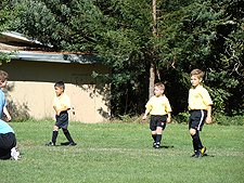 Hunter's first game.