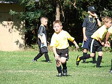 Hunter's first game.