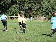 Hunter's first game.