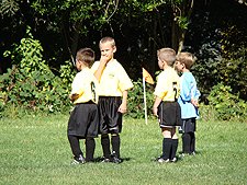 Hunter's first game.