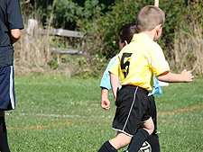 Hunter's first game.