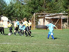 Hunter's first game.