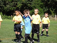 Hunter's first game.
