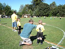 Hunter's first game.
