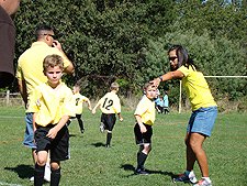 Hunter's first game.