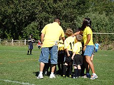 Hunter's first game.