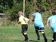 Hunter's first game.