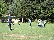 Hunter's first game.