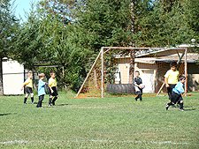 Hunter's first game.