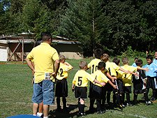 Hunter's first game.