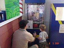 Dave and Hunter at the Kid's Museum in Carson City, NV