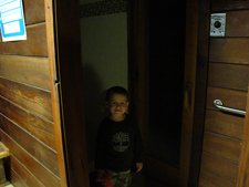 sauna at the hotel