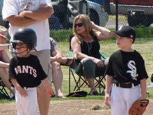 Hunter and one of the Giants