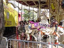 Dave and Hunter on the Carousel