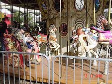 Dave and Hunter on the Carousel