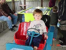 Hunter on a car ride.