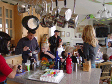 Hanging out in the kitchen...