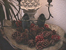 Frog candelabra