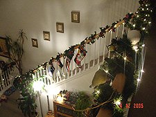 Stockings & garland