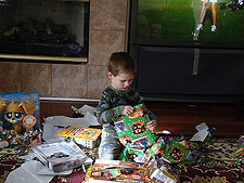 Hunter opening presents
