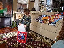 Hunter opening presents
