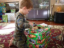 Hunter opening presents