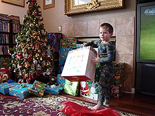 Hunter opening presents