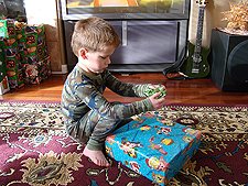 Hunter opening presents