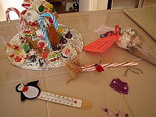 Hunter's finished crafts